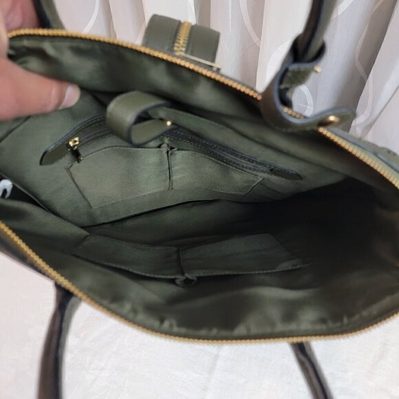 Target - A New Day - Backpack / Sling Bag - Olive Green Faux Leather main image 7